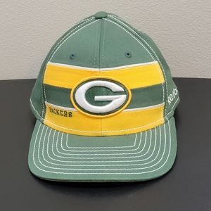 Reebok Green‎ Bay Packers Flexfit Proback On-Field Fitmax 70 Hat Men's Size L/XL